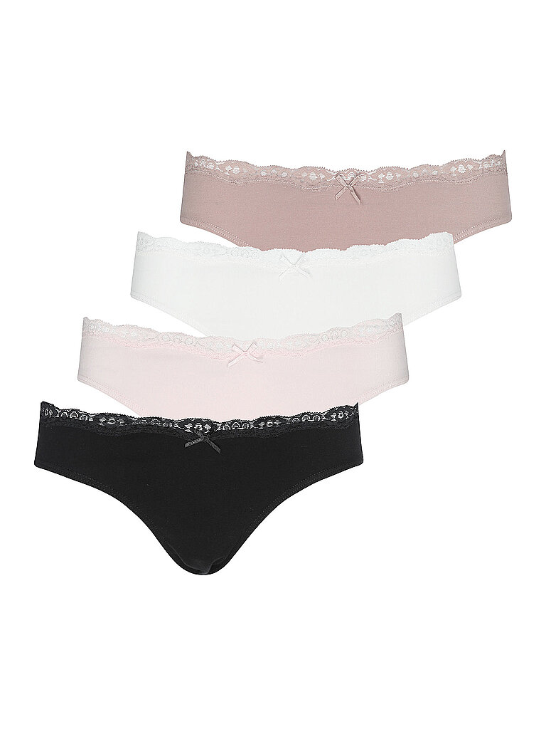 Slip confezione da 4 rose box beige 48-50