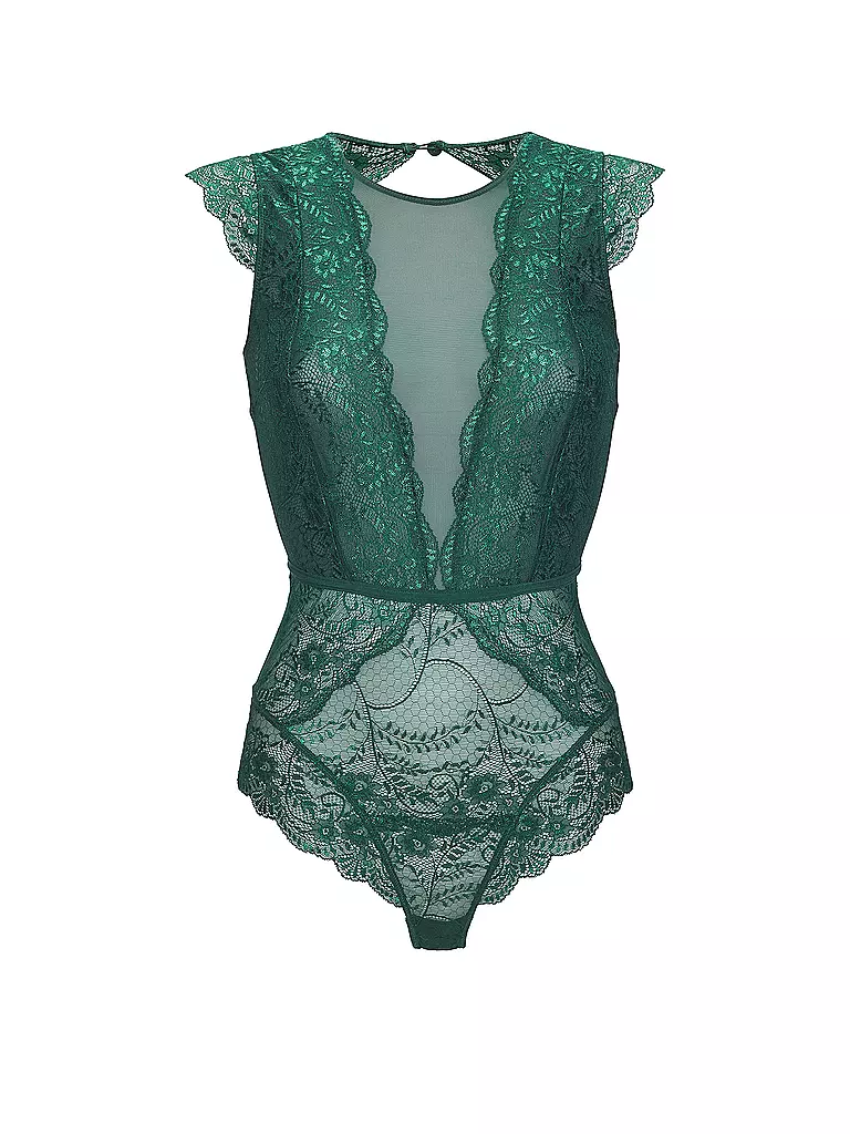 LASCANA | Body senza ferretto TEMPTATION 5 fir green | Verde scuro