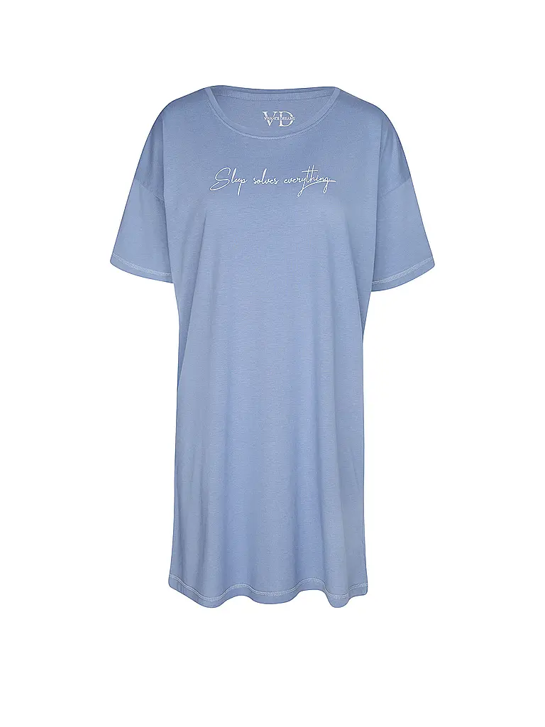 LASCANA | Camicia da notte - Sleepshirt VIVANCE DREAMS | Blu