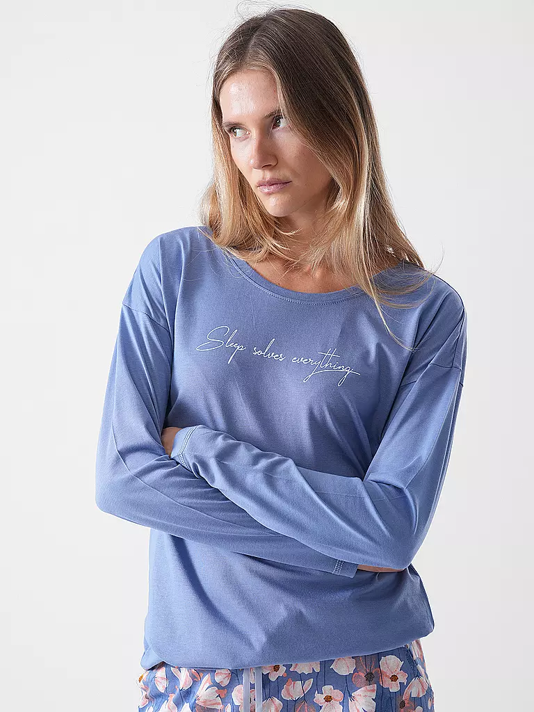 LASCANA | Langarmshirt VIVIANCE DREAMS | Blu