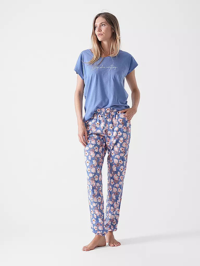 LASCANA | Pantaloni da pigiama VIVANCE DREAMS | Blu
