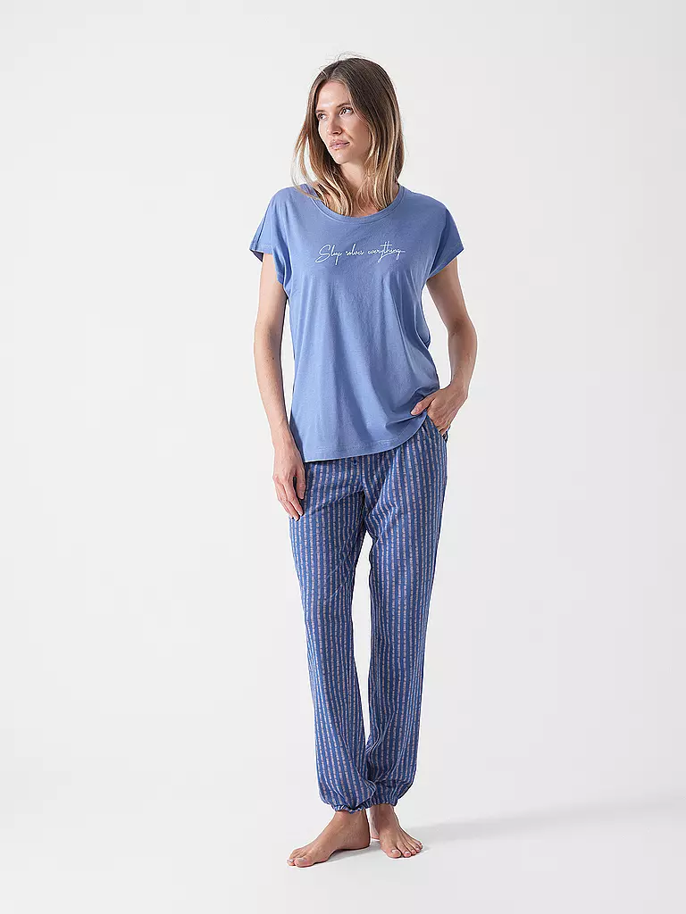 LASCANA | Pantaloni da pigiama VIVANCE DREAMS | Blu