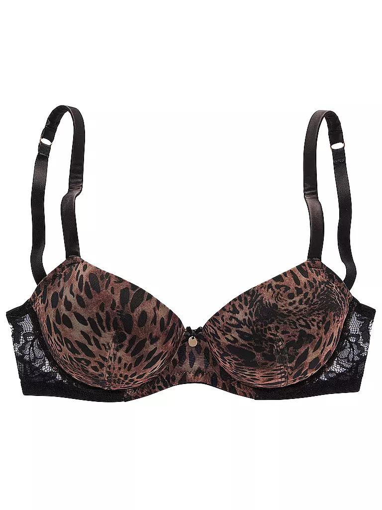 LASCANA | Push Up BH LEO stampa leo | Marrone