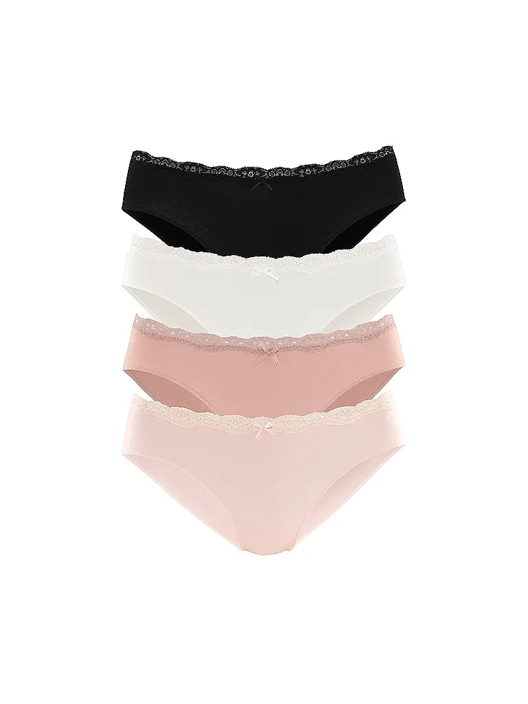 LASCANA | Slip confezione da 4 rose box |