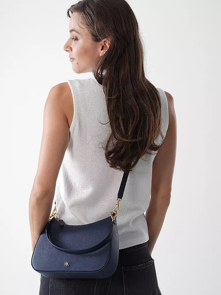 LAUREN RALPH LAUREN | Borsa in pelle - Borsa a mano DANNI 26 Medium | Blu scuro