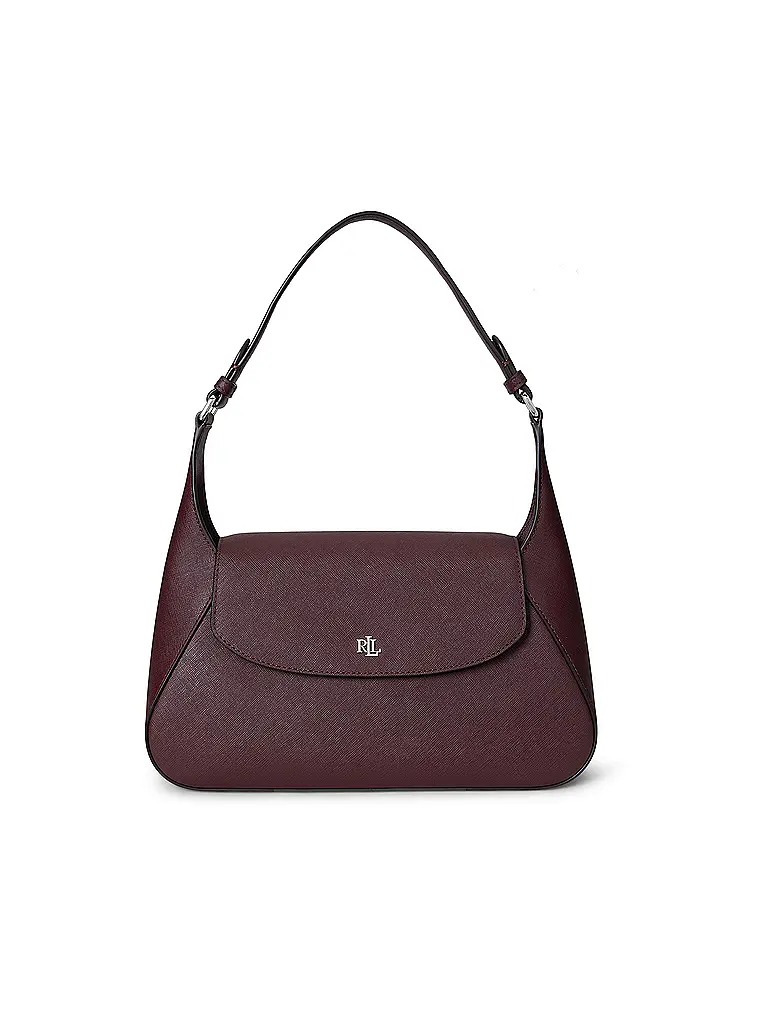 LAUREN RALPH LAUREN | Borsa in pelle - Borsa a spalla SCHYLAR Medium | Rosso scuro