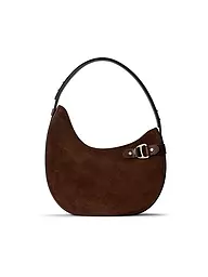LAUREN RALPH LAUREN | Borsa in pelle - Hobo Bag TASHA Large | Marrone