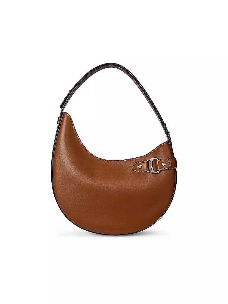 LAUREN RALPH LAUREN | Borsa in pelle - Hobo Bag TASHA Large | Marrone
