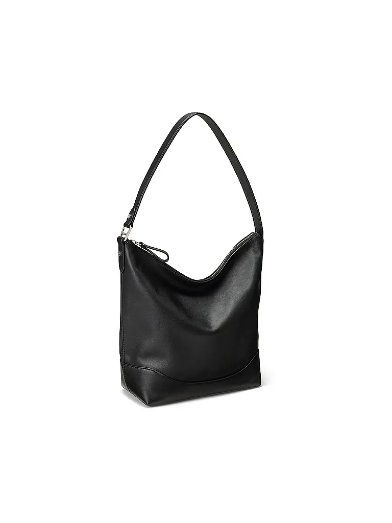 LAUREN RALPH LAUREN | Borsa in pelle - Hobo Bag TASHA Large | Nero