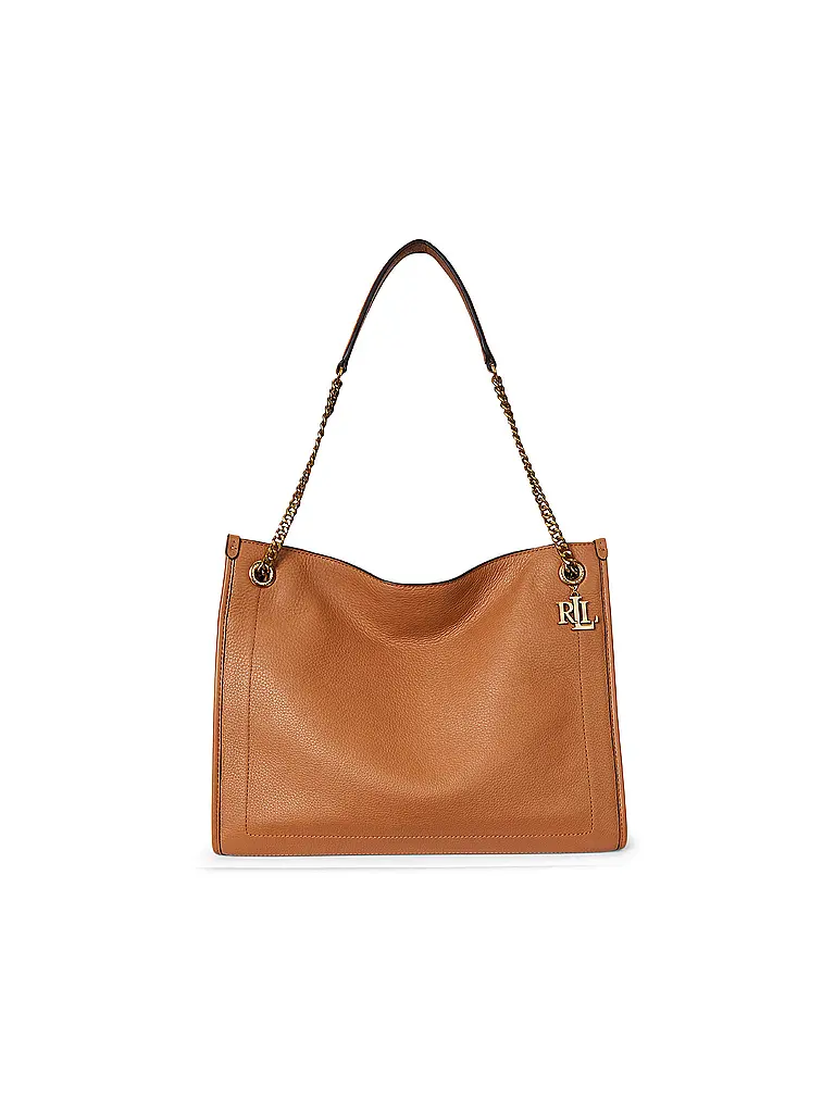 LAUREN RALPH LAUREN | Borsa in pelle - Shopper BRADLY Large | Cammello