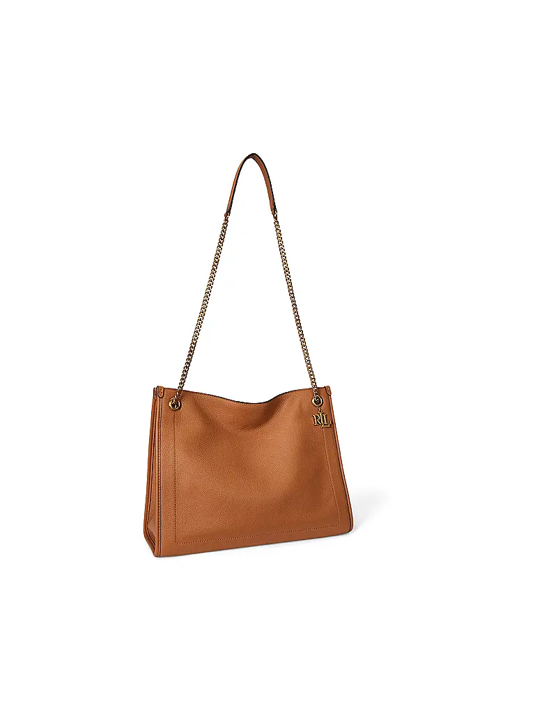 LAUREN RALPH LAUREN | Borsa in pelle - Shopper BRADLY Large | Cammello