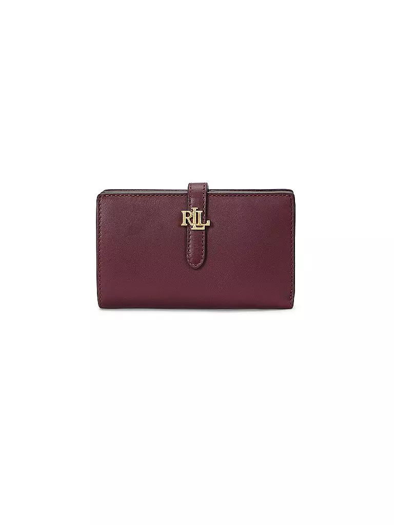 LAUREN RALPH LAUREN | Geldbörse Medium | Rosso scuro