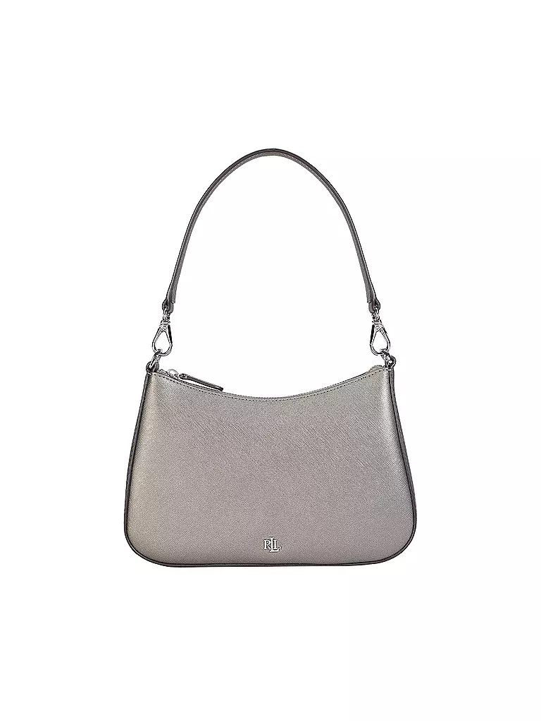 LAUREN RALPH LAUREN | Ledertasche - Henkeltasche DANNI 26 Medium | Argento