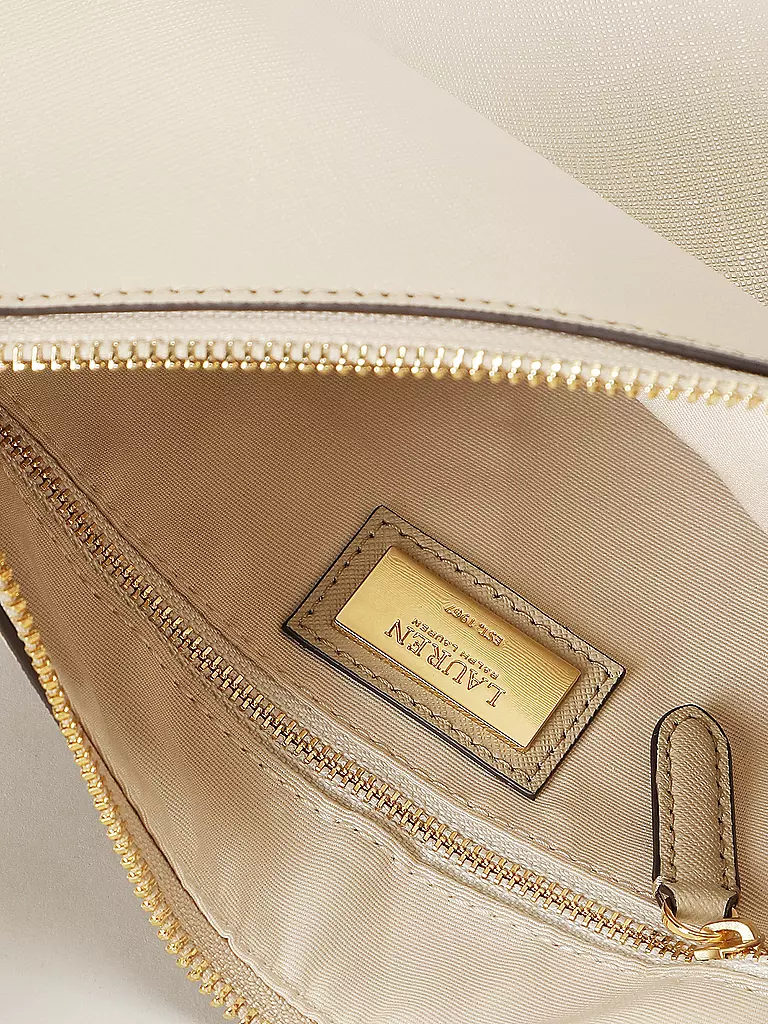 LAUREN RALPH LAUREN | Ledertasche - Henkeltasche DANNI 26 Medium | Crema