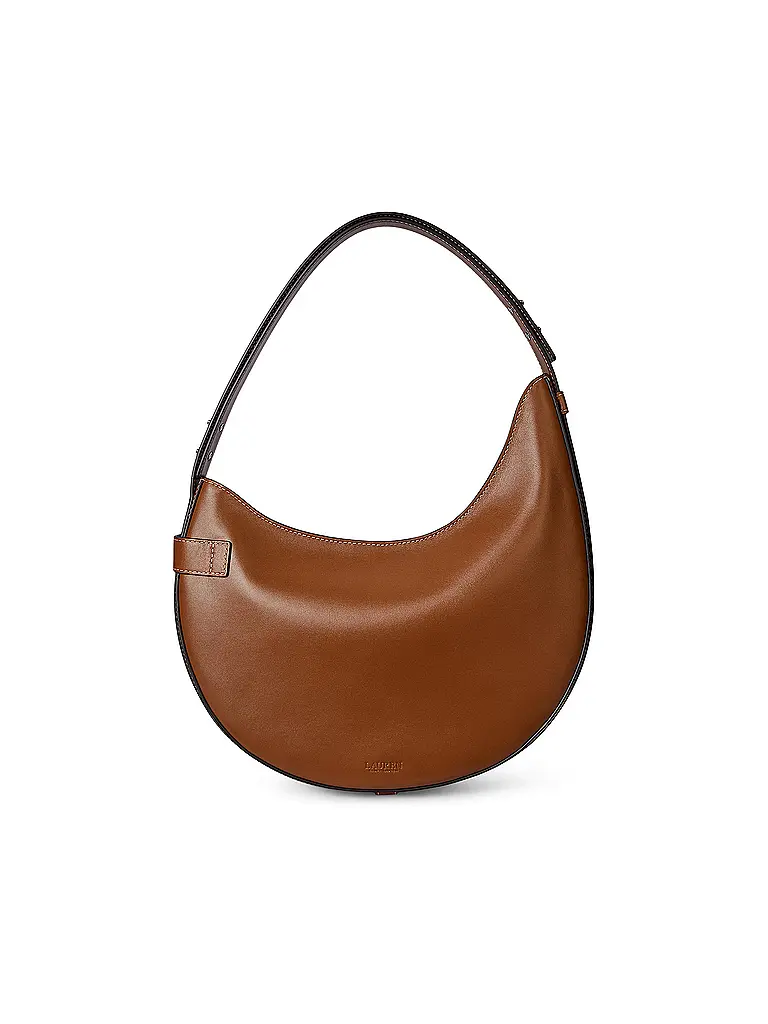 LAUREN RALPH LAUREN | Ledertasche - Hobo Bag TASHA Large | Marrone