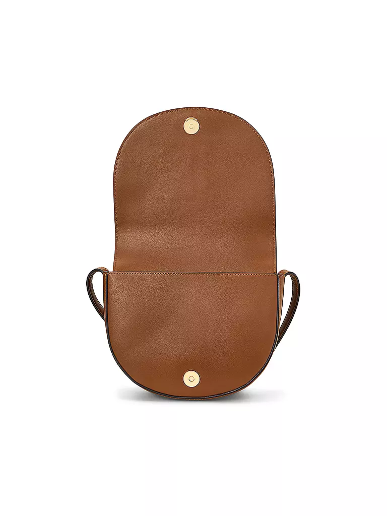 LAUREN RALPH LAUREN | Ledertasche - Mini Bag WITLEY Medium | Marrone