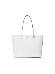 LAUREN RALPH LAUREN | Borsa in pelle - Shopper KARLY TOTE Large | Bianco