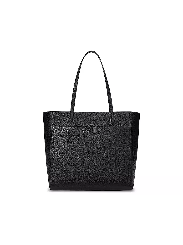 LAUREN RALPH LAUREN | Ledertasche - Shopper Large  | Nero