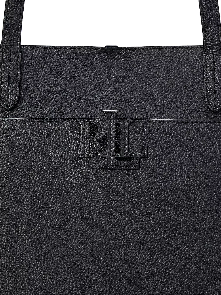 LAUREN RALPH LAUREN | Ledertasche - Shopper Large  | Nero