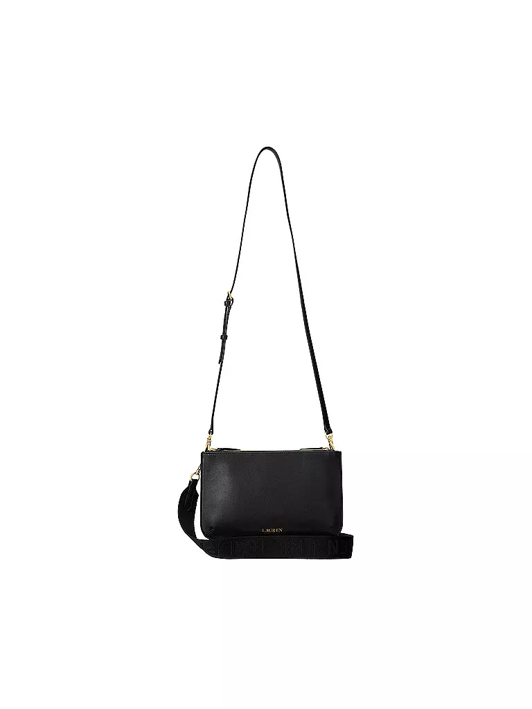 LAUREN RALPH LAUREN | Ledertasche - Umhängetasche LANDYN Medium | Nero