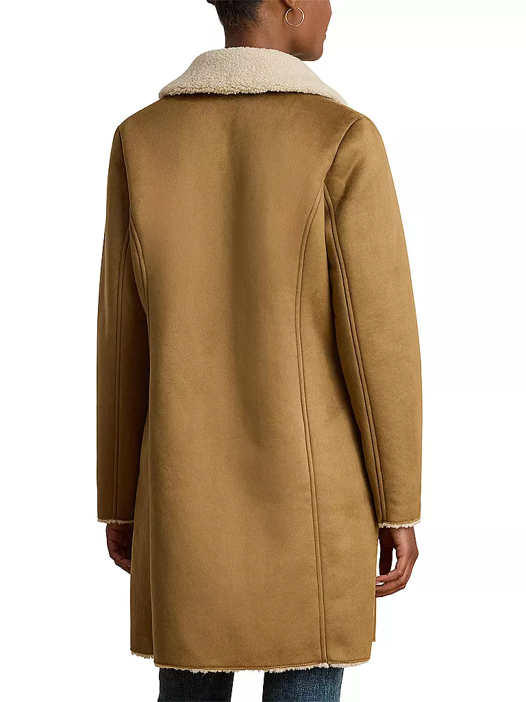 LAUREN RALPH LAUREN | Mantel in Felloptik | Cammello