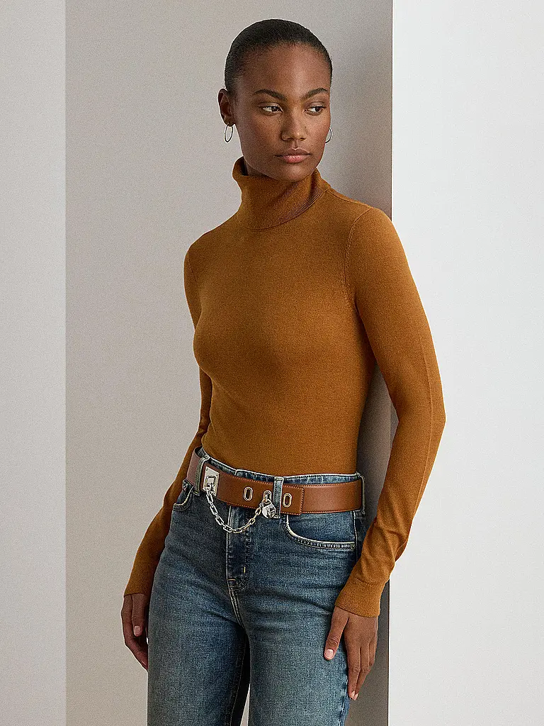 LAUREN RALPH LAUREN | Rollkragenpullover ZOE | Cammello