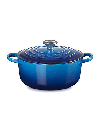 LE CREUSET | Cocotte rotonda 20 cm/2,4 l SIGNATURE Azure