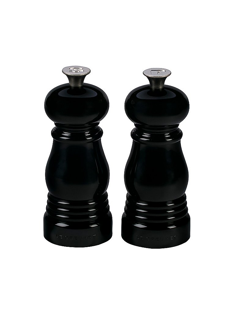 Mini Set di macina sale e pepe 12,5 cm Nero nero