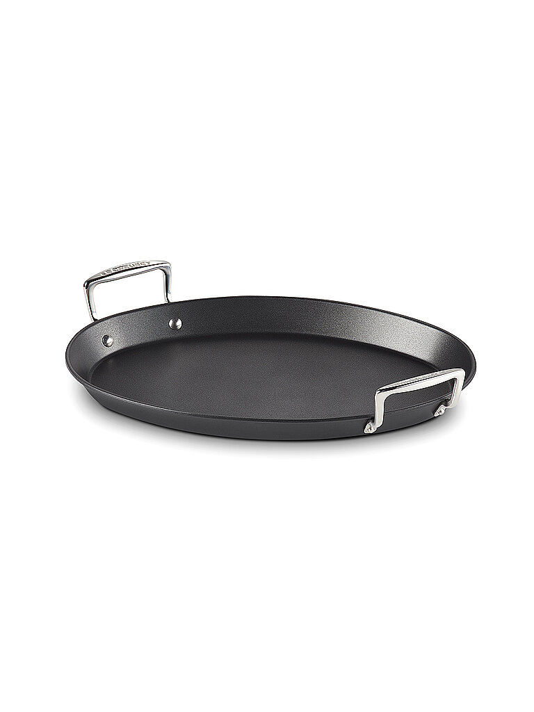 Padella ovale antiaderente in alluminio 40 cm/2 l Nera nero