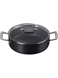 LE CREUSET | Alu-Schmorpfanne Antihaft Schwarz 24cm/3,3l | Nero
