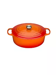 LE CREUSET | Bräter ovale "Signature" 35cm 8,9l (Rosso Forno) | Arancione