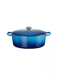 LE CREUSET | Bräter ovale 33cm/7,5l SIGNATURE Azure | Blu