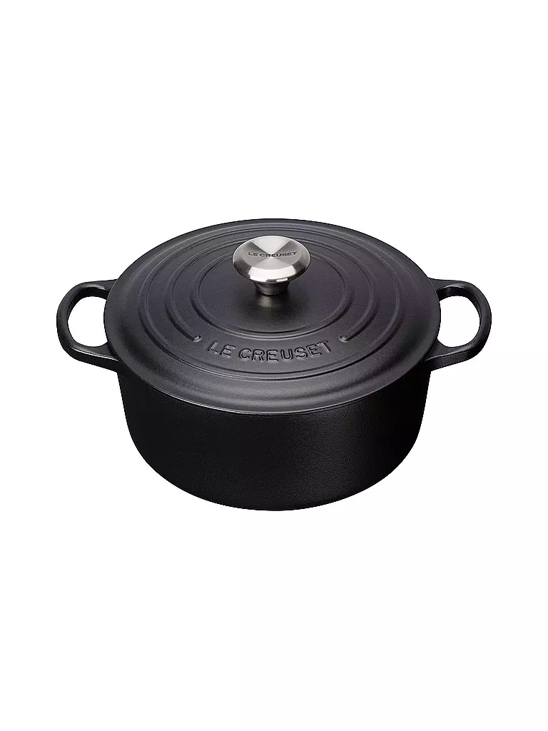 LE CREUSET | Bräter rotondo "Signature" 20 cm 4,2 l (Nero) | Nero