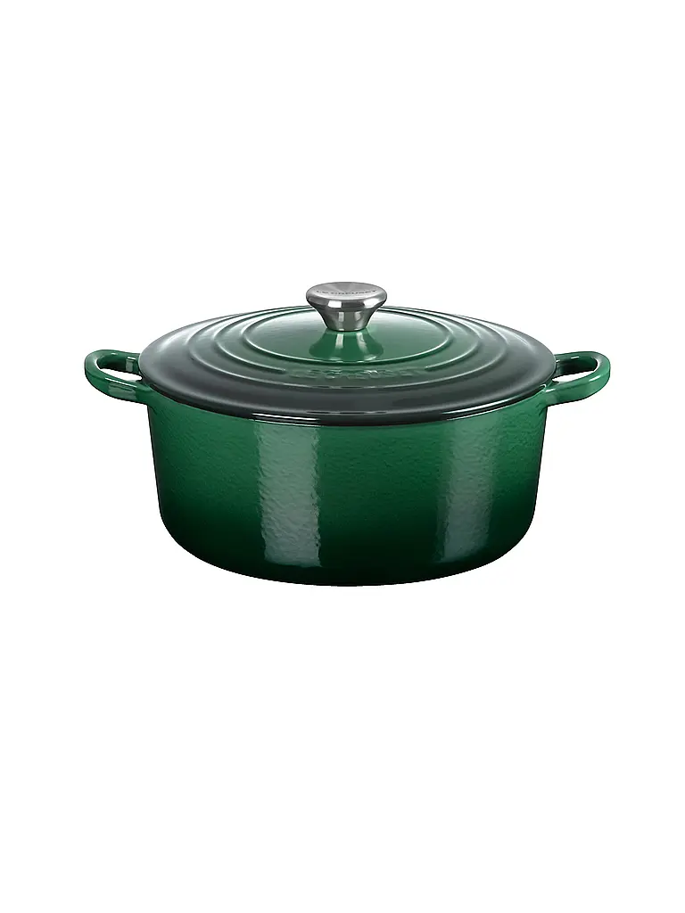 LE CREUSET | Bräter rotondo 26cm/5,3l TRADITION Juniper | Verde scuro