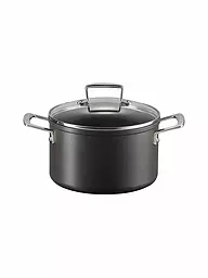 LE CREUSET | Casseruola antiaderente in alluminio con coperchio 20 cm/3,8 l Nero | Nero
