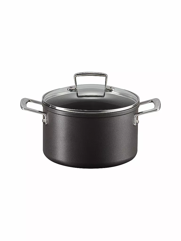 LE CREUSET | Casseruola antiaderente in alluminio con coperchio 20 cm/3,8 l Nero | Nero