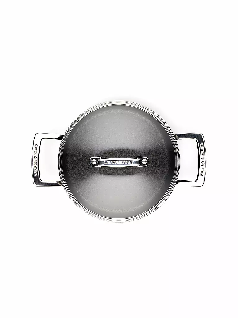 LE CREUSET | Casseruola antiaderente in alluminio con coperchio 20 cm/3,8 l Nero | 