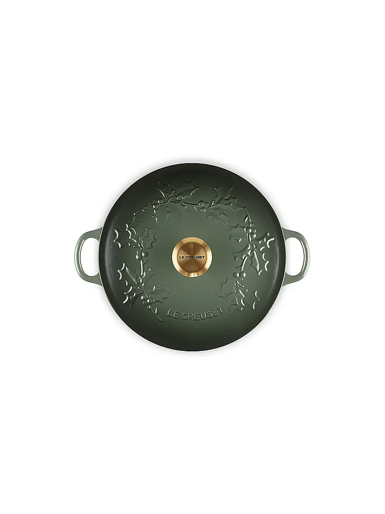 LE CREUSET | Casseruola con coperchio 26 cm/4,1 l LA MARMITE HOLLY Thyme | Verde scuro