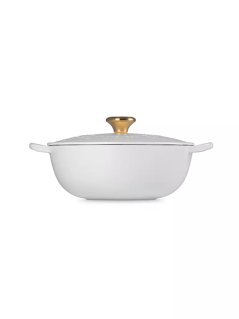 LE CREUSET | Casseruola con coperchio 26cm/4,1l LA MARMITE HOLLY Cotton | Beige