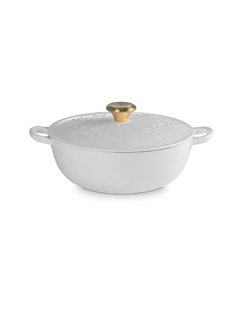 LE CREUSET | Casseruola con coperchio 26cm/4,1l LA MARMITE HOLLY Cotton | Beige