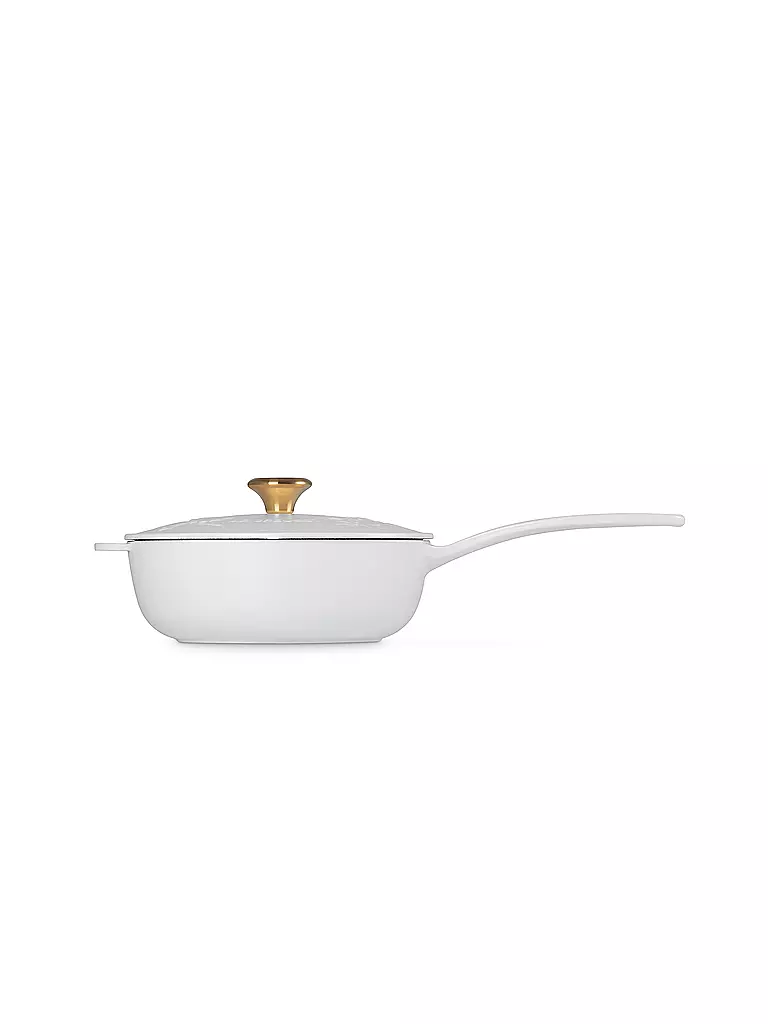 LE CREUSET | Casseruola con manico e coperchio 21 cm HOLLY Cotton | Beige