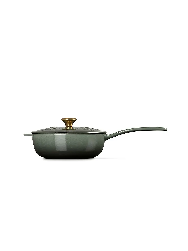 LE CREUSET | Casseruola con manico e coperchio 21 cm HOLLY Thyme | Verde scuro
