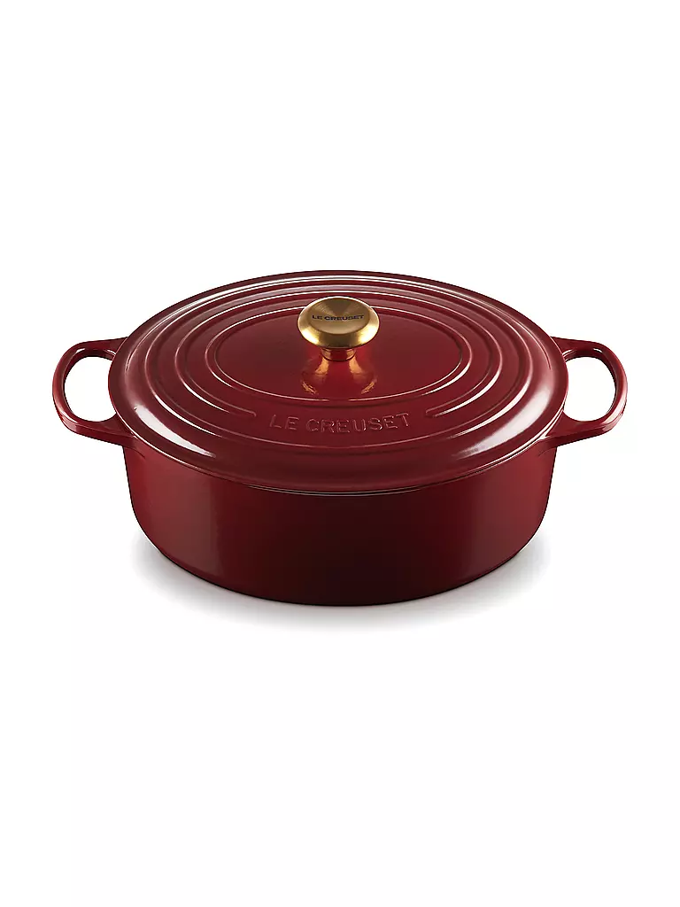 LE CREUSET | Cocotte ovale SIGNATURE 31cm 6,3l 6,3l Garnet | 