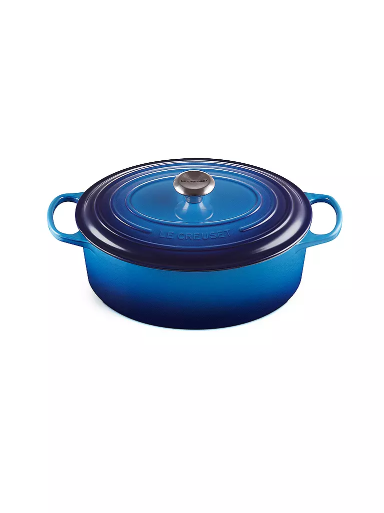 LE CREUSET | Cocotte ovale SIGNATURE 31cm 6,3l Azure | Blu