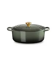 LE CREUSET | Cocotte ovale SIGNATURE 31cm 6,3l Timo | Verde scuro
