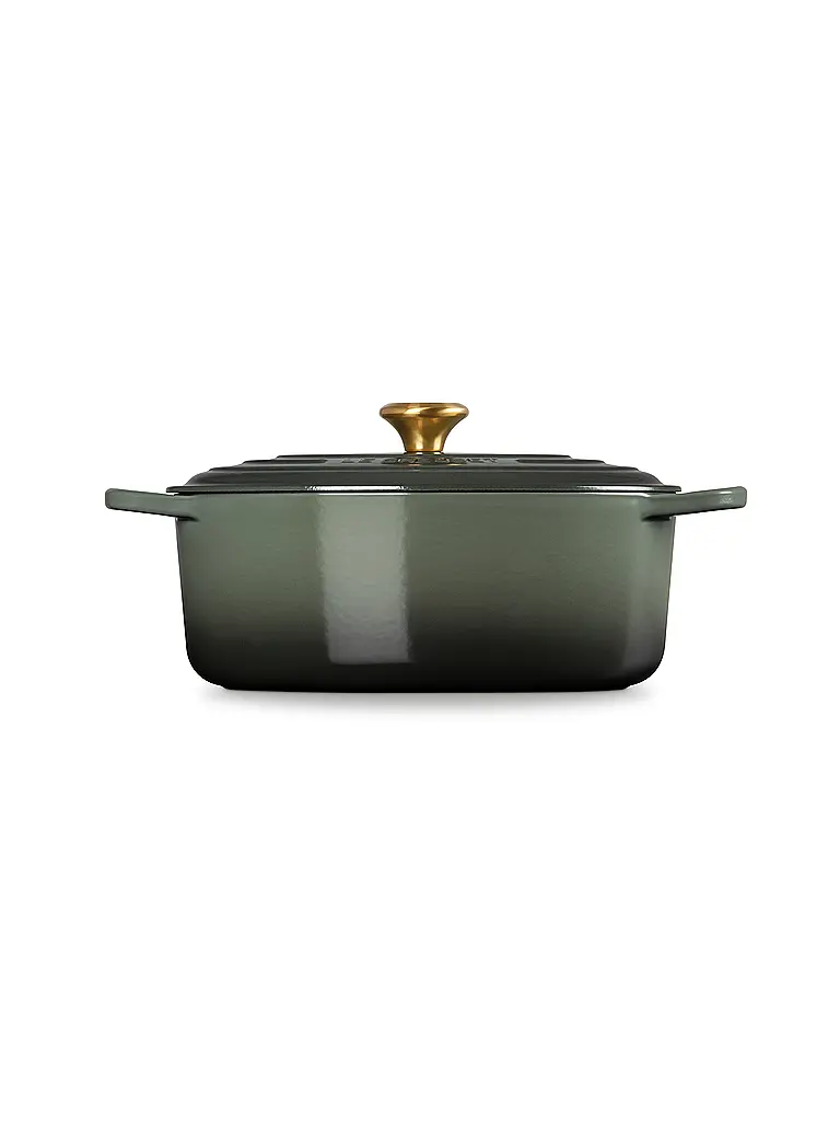 LE CREUSET | Cocotte ovale SIGNATURE 31cm 6,3l Timo | Verde scuro