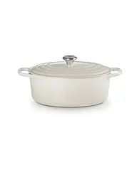 LE CREUSET | Bräter ovale 33cm/7,5l SIGNATURE Azure | Crema