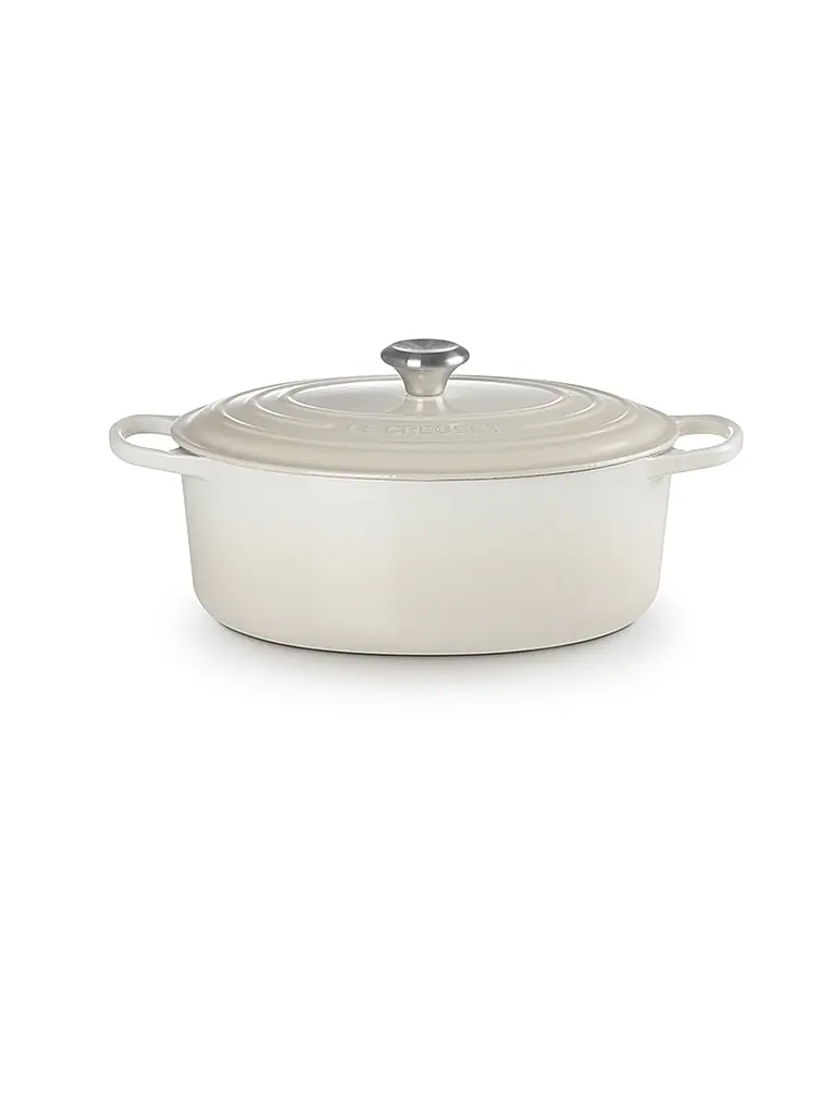 LE CREUSET | Cocotte ovale SIGNATURE 33cm/7,5l Meringue | Crema