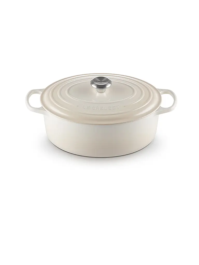 LE CREUSET | Cocotte ovale SIGNATURE 33cm/7,5l Meringue | Crema