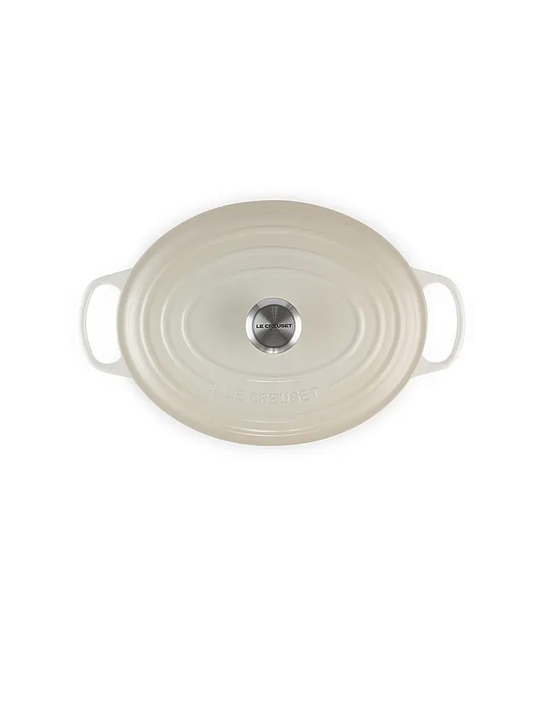 LE CREUSET | Cocotte ovale SIGNATURE 33cm/7,5l Meringue | Crema